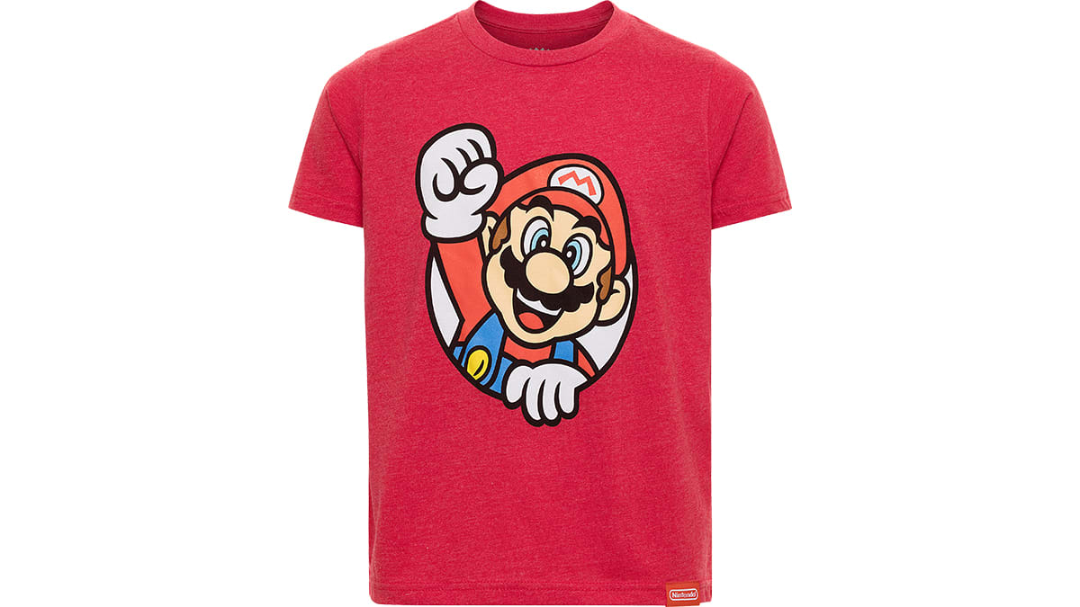 Here We Go, Mario - Youth Comfy T-Shirt - M - Nintendo